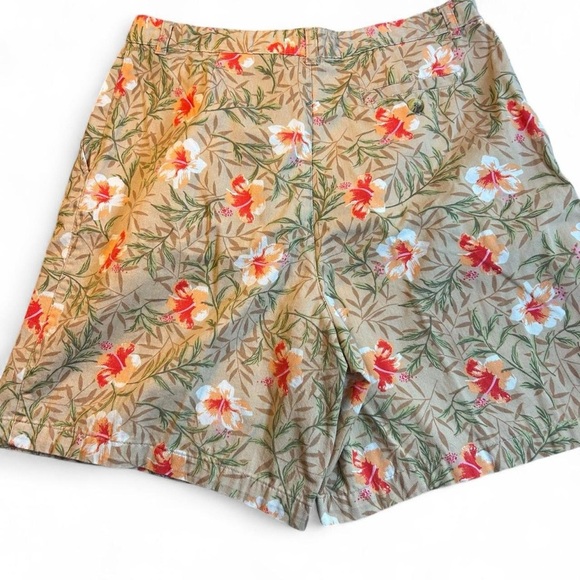 🌺 Vintage 90s White Stag Floral Bermuda Shorts – Vintage Size 14 - Picture 7 of 8